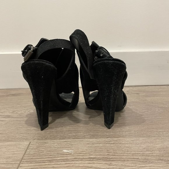 All Saints Ulla Suede Sandal 37 | 7 - Picture 4 of 6